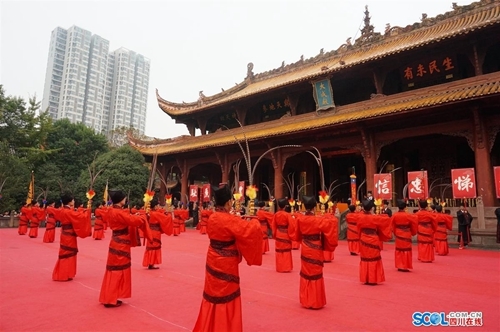 2016年德阳文庙举行祭孔活动 继承发扬传统文化